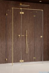 Radaway Essenza Pro Brushed Gold Kdj+S kabina 100x80x100cm lewa szczotkowane złoto 10097380-99-01L/10098100-01-01/10098100-01-01
