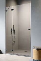 Radaway Essenza Pro Black Dwj drzwi wnękowe 110cm lewe czarny mat/szkło przejrzyste 10099110-54-01L