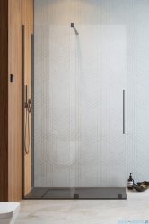 Radaway Furo Brushed GunMetal kabina Walk-in 140x200cm lewa szczotkowany grafit 10106738-92-01L/10110694-01-01