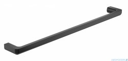 Roca Tempo wieszak ręcznikowy jednoramienny ścienny 60 cm z odporną powłoką Everlux Brushedo Tiatnium Black A817030NM0