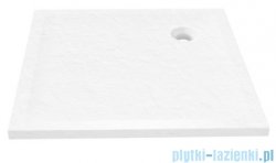 New Trendy Mild Stone Brodzik akrylowy kwadratowy 100x100x4,5 cm biały B-0543