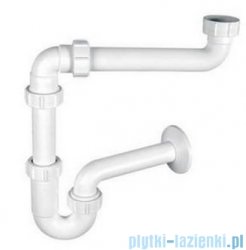 McAlpine Syfon umywalkowy rurowy biały HC4PF-32SPS