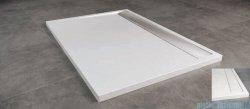 SanSwiss WIA Brodzik konglomeratowy prostokątny 80x120cm biały WIA801200404