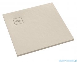 Schedpol Schedline Protos Cashmere Stone brodzik kwadratowy 90x90x3,5cm 3SP.P1K-9090/PK/ST-M1/PK/ST