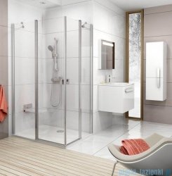 Ravak Chrome Kabina prysznicowa narożna, jedna połowa CRV2-90 satyna+transparent 1QV70U00Z1