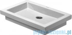 Duravit 2nd floor umywalka meblowa bez przelewu bez półki na baterię 580x415 mm 031758 00 29