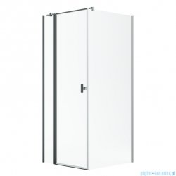 Radaway Nes Kdj II Brushed GunMetal kabina 80x80cm lewa szczotkowany grafit 10032080-92-01L/10039080-01-01