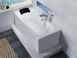 Riho Linares Plug&Play wanna prostokątna 200x90cm prawa z obudową + nóżki B144011005