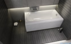 Cersanit Smart wanna prostokątna prawa 170x80 biała S301-116