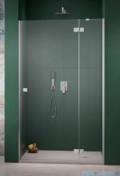Radaway Essenza Brushed Nickel Dwj drzwi wnękowe 90cm prawe szczotkowany nikiel/szkło przejrzyste 1385013-91-01R