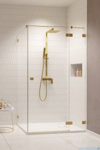 Radaway Essenza Pro Brushed Gold Kdj kabina 100x70cm prawa szczotkowane złoto 10097100-99-01R/10098070-01-01