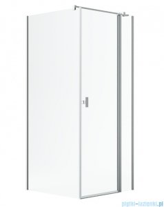 Radaway Nes Kdj II Brushed Nickel kabina 100x75cm prawa szczotkowany nikiel 10032100-91-01R/10039075-01-01