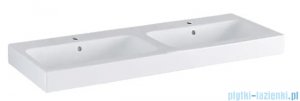 Geberit iCon Umywalka ścienna podwójna z otworami na baterię 120x48 cm 124120000