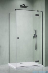 Radaway Essenza 8 Brushed GunMetal Kdj kabina 90x80cm prawa szczotkowany grafit 10480612-01-01R/10470237-92-01R/10113080-01-01