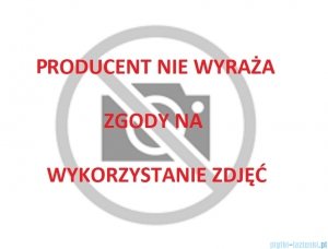 Cersanit Accento Circle przycisk spłukujący pneumatyczny 2-funkcyjny szkło czarne S97-053