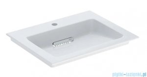 Geberit One CleanDrain Umywalka prostokątna z otworem na baterię 60x48cm KeraTect 505.002.00.1