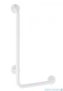 Roca Dostępna Łazienka Uchwyt ścienny kątowy Biały 43 cm A816906009