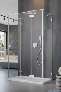 Radaway Essenza Pro White Kdj+S kabina 75x100x75cm prawa biały mat/szkło przejrzyste 10097310-04-01R/10098075-01-01/10098075-01-01