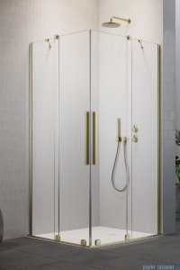 Radaway Furo Brushed Gold KDD kabina 100x90cm szczotkowane złoto 10105100-99-01L/10105090-99-01R