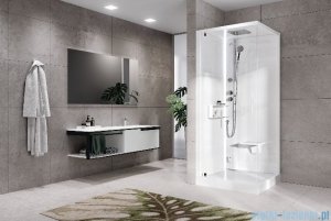 Novellini Glax 2 2.0 kabina z hydromasażem hydro plus 90x90 lewa total biała G22GF99SM1L-1UU