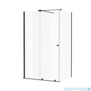 Excellent Ortigo kabina prostokątna 120x100 cm przejrzysta czarny mat KAEX.5016.K.1200.1000.BL