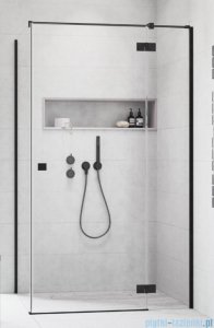 Radaway Essenza 8 Black Kdj kabina 90x70cm prawa czarny mat/szkło przejrzyste 10480612-01-01R/10470237-5401R/10113070-01-01