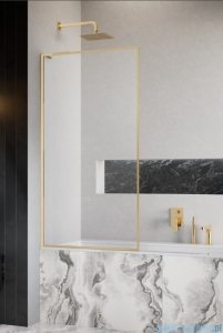 Radaway Modo F SL Gold PNJ II parawan nawannowy 60cm lewy złoty połysk/przejrzyste 10406060-09-01L