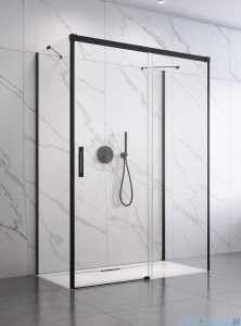 Radaway Idea Black Kdj+s kabina prysznicowa 80x140x80 prawa czarny mat/szkło przejrzyste 10116140-54-01R/387051-54-01L/10117080-01-01