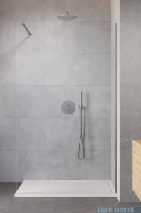 Radaway Modo X Brushed Nickel II kabina Walk-in 160x200 szczotkowany nikiel/przejrzyste 10mm 389364-91-01