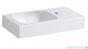 Geberit iCon Umywalka wisząca z powierzchnią odkładczą po prawej stronie 53x31cm KeraTect 124053600