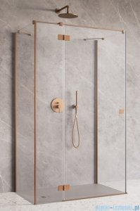 Radaway Essenza Brushed Copper Kdj+S kabina 70x120x70cm lewa szczotkowana miedź 1384048-01-01/1385024-93-01L/1384048-01-01