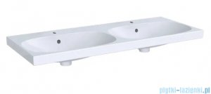 Geberit Acanto Umywalka podwójna ścienna z otworem na baterie 120x48 cm KeraTect 500.627.01.8