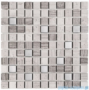 Dunin Woodstone mozaika kamienna 30x30 grey mix 25