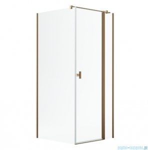 Radaway Nes Kdj II Brushed Copper kabina 120x80cm prawa szczotkowana miedź 10032120-93-01R/10039080-01-01