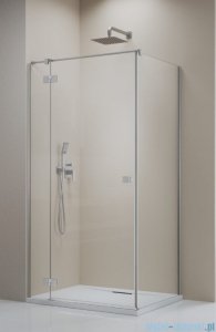 Radaway Essenza Kdj Brushed Nickel kabina 100x75cm lewa szczotkowany nikiel 1385040-91-01L/1384049-01-01