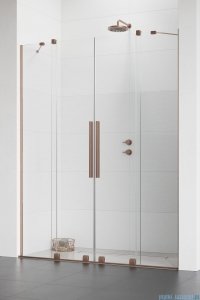 Radaway Furo Brushed Copper DWD drzwi prysznicowe 130cm szczotkowana miedź 10108363-93-01/10111317-01-01 