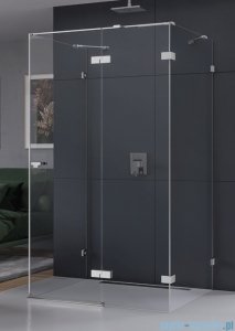 New Trendy Eventa kabina prysznicowa przyścienna 80x100x200 cm przejrzyste Prawa EXK-4576