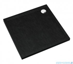 Schedpol Schedline Sharper Black Stone brodzik kwadratowy 90x90x4,5cm 3S.S1K-9090/C/ST