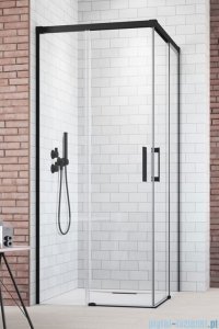 Radaway Idea Black 8 Kdd kabina 90x100cm czarny mat/szkło przejrzyste 10370090-54-01L/10370100-54-01R