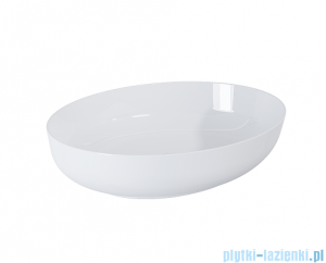 Elita Rika umywalka nablatowa ceramiczna 52x39cm biały połysk 145056