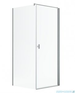 Radaway Nes Kdj I Brushed Nickel kabina 90x100cm prawa szczotkowany nikiel 10022090-91-01R/10039100-01-01