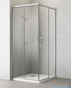 Radaway Idea Kdd kabina 90x75cm chrom połysk/szkło przejrzyste 387060-01-01L/387066-75-01R