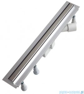 Schedpol Schedline odpływ liniowy z maskownicą slight steel 60x3,5cm SOLSL-60035