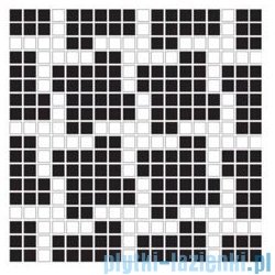 Dunin Black & White mozaika kamienna 30x30 pure B&W star 15