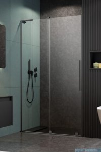 Radaway Furo SL Brushed GunMetal DWJ drzwi prysznicowe 110cm lewe szczotkowany grafit 10307572-92-01L/10110530-01-01