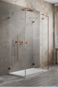 Radaway Essenza Pro Brushed Copper Kdj+S kabina 75x100x75cm prawa szczotkowana miedź 10097310-93-01R/10098075-01-01/10098075-01-01