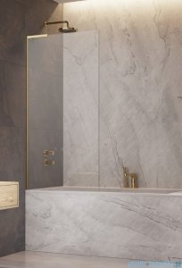 Radaway Modo SL Gold PNJ II parawan nawannowy 60cm lewy złoty połysk/przejrzyste 10316060-09-01L