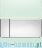 Tece Square przycisk do pisuaru szkło zielone, przyciski chrom połysk 9.242.805