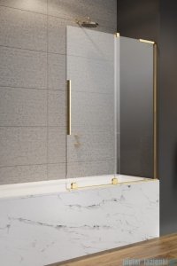 Radaway Furo SL Gold PND II parawan nawannowy 110cm prawy złoty połysk/przejrzyste 10309588-09-01R/10112544-01-01