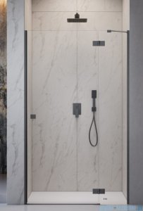 Radaway Essenza 8 Brushed GunMetal Dwj drzwi wnękowe 100cm prawe szczotkowany grafit/szkło przejrzyste 10480612-01-01R/10460337-92-01R